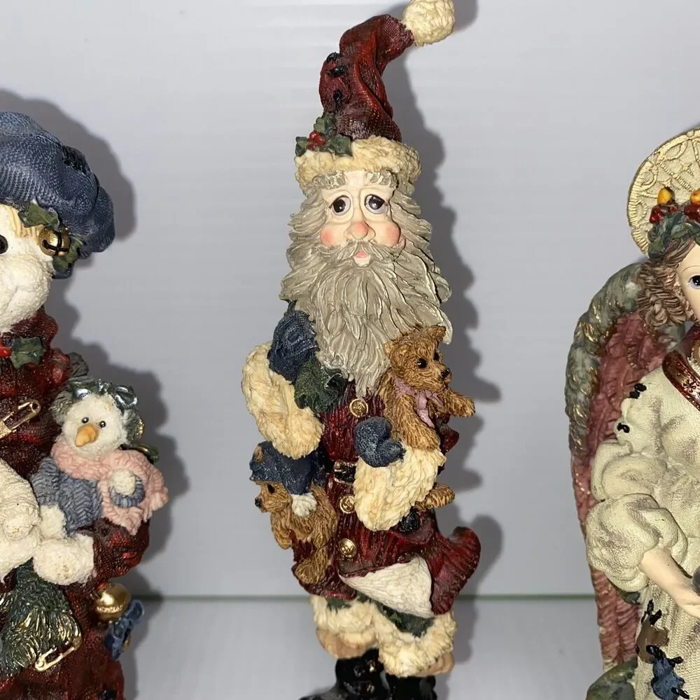 Boyd's Collection Christmas Figures, Illumina, Sliknick, Nanny, W/Boxes